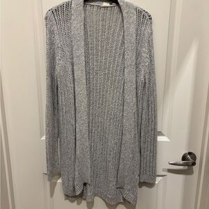GAP Light Gray Open-Weave Women's Cardigan
